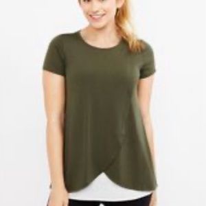 Maternity nursing tee